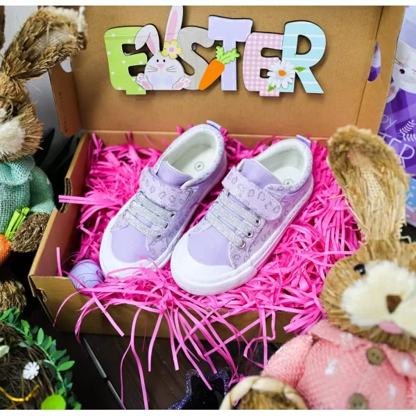 imageToandonToddler Kids Sneakers Sparkle Fashion Glitter Sequins Canvas ShoesPurple Leopard