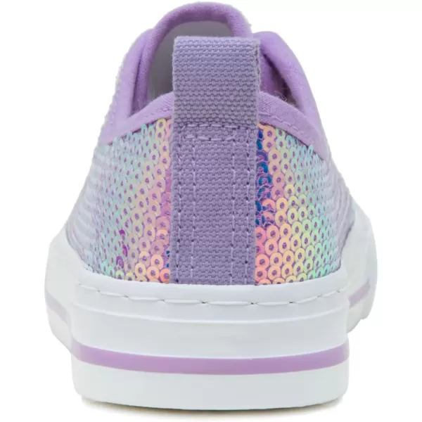 imageToandonToddler Kids Sneakers Sparkle Fashion Glitter Sequins Canvas ShoesSequins Purple