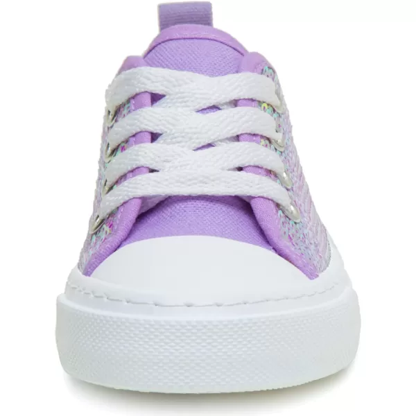 imageToandonToddler Kids Sneakers Sparkle Fashion Glitter Sequins Canvas ShoesSequins Purple