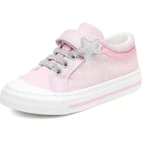 imageToandonToddler Kids Sneakers Sparkle Fashion Glitter Sequins Canvas ShoesStarpink