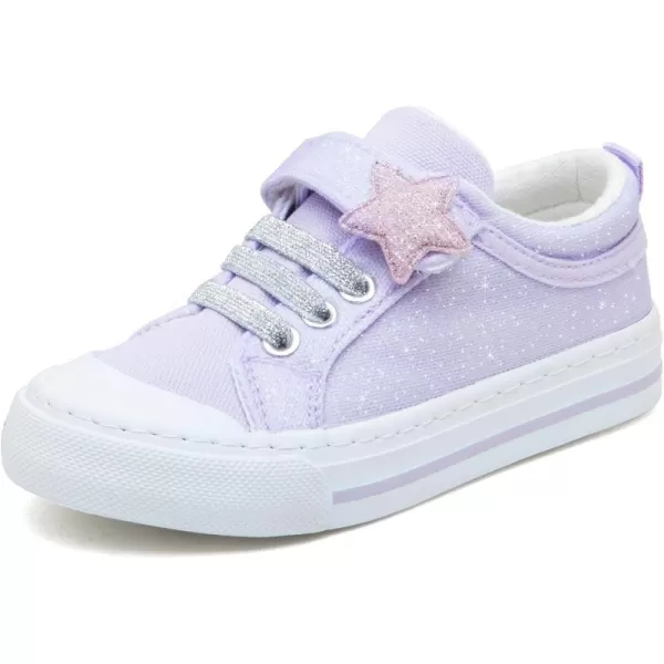 imageToandonToddler Kids Sneakers Sparkle Fashion Glitter Sequins Canvas ShoesStarpurple