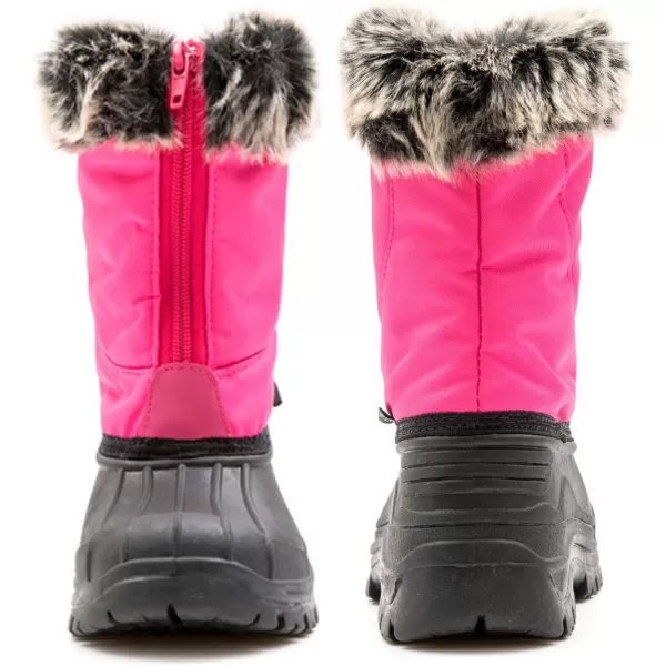 imageOutee Toddler Kids Winter Outdoor Waterproof FAUX FUR Snow Boots Age 210