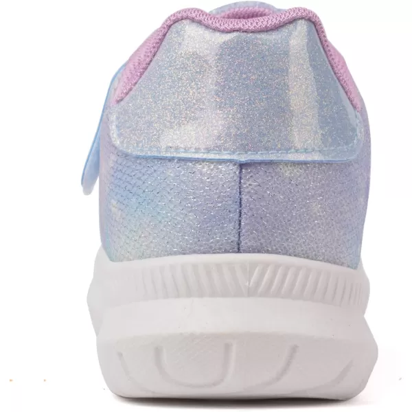 imageToandon Girls Boys Kids Lightwight Breathable Athletic Sport SneakersGlitter Blue Mesh