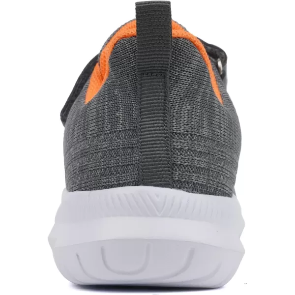 imageToandon Girls Boys Kids Lightwight Breathable Athletic Sport SneakersGrey