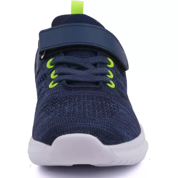 imageToandon Girls Boys Kids Lightwight Breathable Athletic Sport SneakersNavy Blue