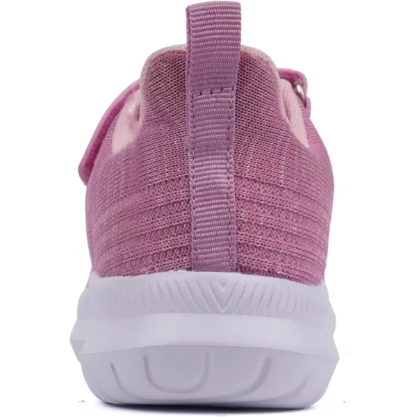 imageToandon Girls Boys Kids Lightwight Breathable Athletic Sport SneakersPink Purple