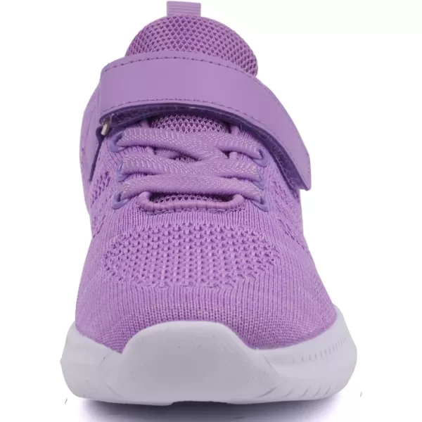 imageToandon Girls Boys Kids Lightwight Breathable Athletic Sport SneakersPurple