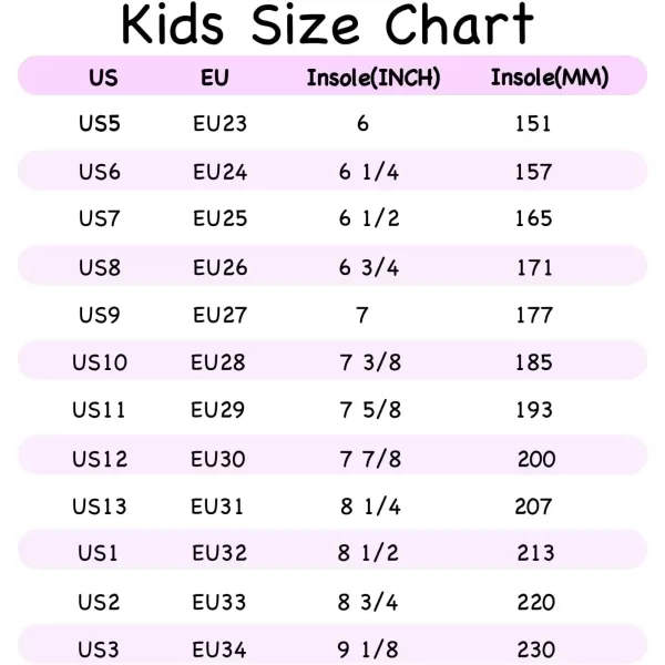 imageToandon Girls Boys Kids Lightwight Breathable Athletic Sport SneakersPurple