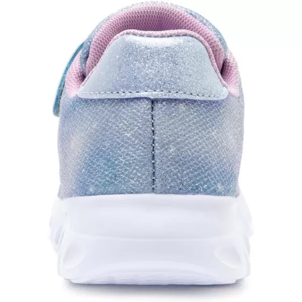 imageToandon Toddler Kids Sparkle Breathable Lightweight Sneakers Light Up by StepGlitter Blue