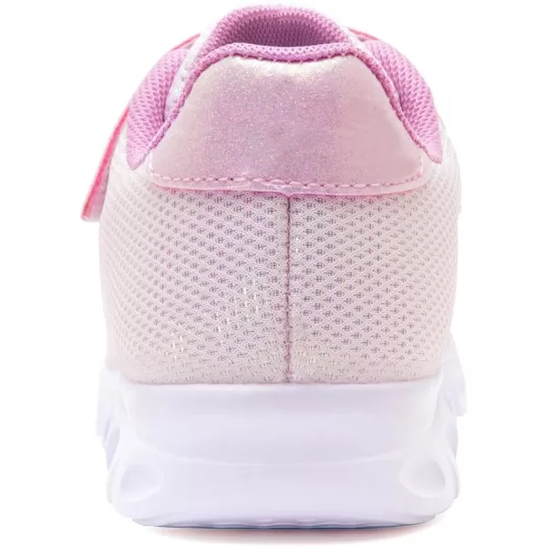 imageToandon Toddler Kids Sparkle Breathable Lightweight Sneakers Light Up by StepGlitter Pink