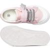 imageToandon Toddler Kids Sneakers Glitter Walking Shoes with Hoop and Loop Age 157Starpink