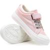 imageToandon Toddler Kids Sneakers Glitter Walking Shoes with Hoop and Loop Age 157Starpink