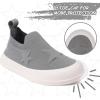 imageToandon Baby Toddler Lightweight Flexible Straps Sneakers for 17 Yrs3d Grey Star