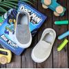 imageToandon Baby Toddler Lightweight Flexible Straps Sneakers for 17 Yrs3d Grey Star