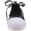 imageToandon Kids Adorable Fashion High Top Casual Canvas SneakersGlitterblack