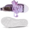 imageToandon Kids Adorable Fashion High Top Casual Canvas SneakersMermaidpurple