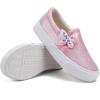 imageToandon Toddler Girls Kids Sparkle Slip On Sneakers Loafers Age 210Butterflyglitter Pink