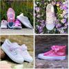 imageToandon Toddler Girls Kids Sparkle Slip On Sneakers Loafers Age 210Butterflyglitter Purple
