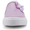 imageToandon Toddler Girls Kids Sparkle Slip On Sneakers Loafers Age 210Butterflyglitter Purple