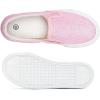 imageToandon Toddler Girls Kids Sparkle Slip On Sneakers Loafers Age 210Glitter Pink