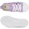 imageToandonToddler Kids Sneakers Sparkle Fashion Glitter Sequins Canvas ShoesButterfly Purple