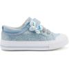 imageToandonToddler Kids Sneakers Sparkle Fashion Glitter Sequins Canvas ShoesButterflyblue Strap