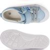 imageToandonToddler Kids Sneakers Sparkle Fashion Glitter Sequins Canvas ShoesButterflyblue Strap