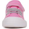 imageToandonToddler Kids Sneakers Sparkle Fashion Glitter Sequins Canvas ShoesPink Strap