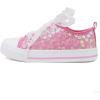 imageToandonToddler Kids Sneakers Sparkle Fashion Glitter Sequins Canvas ShoesSequins Flower Pink