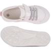 imageToandonToddler Kids Sneakers Sparkle Fashion Glitter Sequins Canvas ShoesWhite Strap