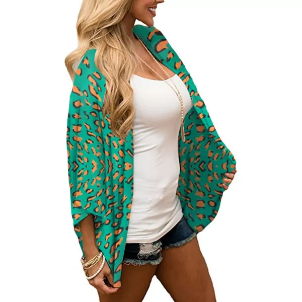 Zando Womens Floral Kimono Cover Ups Short Sleeve Kimono Cardigans Casual Shawl Cardigan Loose Open Front Kimono Tops