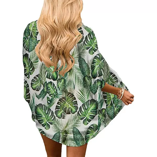 Zando Womens Floral Kimono Cover Ups Short Sleeve Kimono Cardigans Casual Shawl Cardigan Loose Open Front Kimono Tops