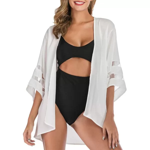 Zando Womens Floral Kimono Cover Ups Short Sleeve Kimono Cardigans Casual Shawl Cardigan Loose Open Front Kimono Tops