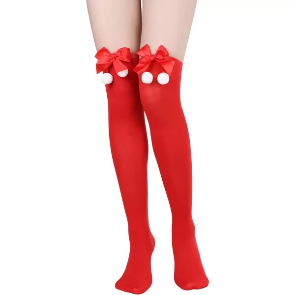 Zando Womens Stripes Thin Tube Socks Thigh High Tights Over Knee Socks Casual Knee High Stockings Striped Thigh Highs