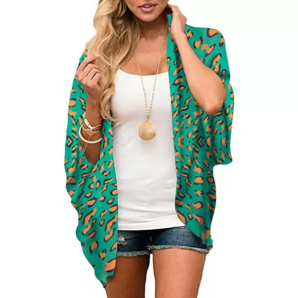 Zando Womens Floral Kimono Cover Ups Short Sleeve Kimono Cardigans Casual Shawl Cardigan Loose Open Front Kimono Tops