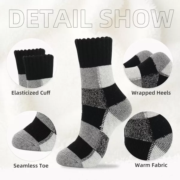Zando Cozy Socks Warm Socks Wool Socks for Women Cute Socks for Women Boot Crew Socks Long Thick Socks Women's Socks