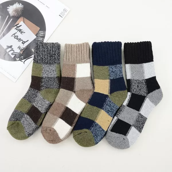 Zando Cozy Socks Warm Socks Wool Socks for Women Cute Socks for Women Boot Crew Socks Long Thick Socks Women's Socks