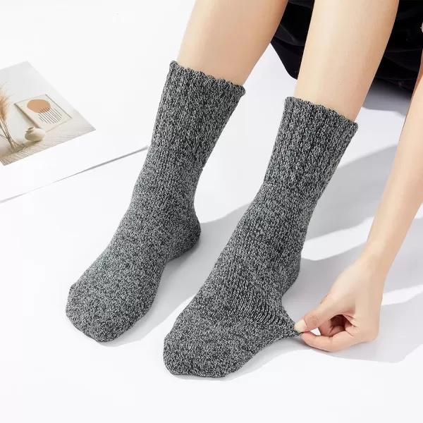Zando Cozy Socks Warm Socks Wool Socks for Women Cute Socks for Women Boot Crew Socks Long Thick Socks Women's Socks