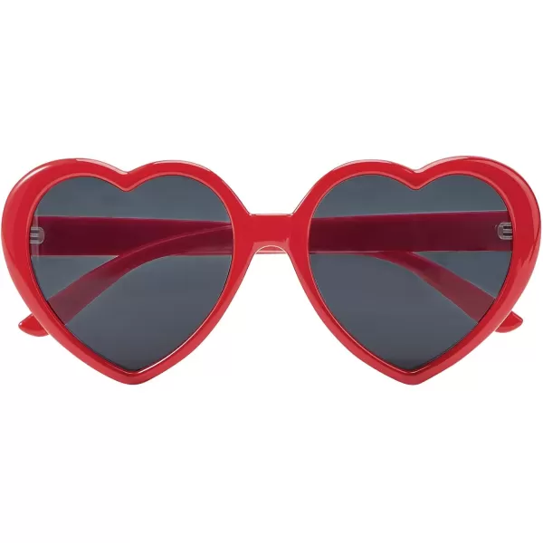 Zando Rhinestone Heart Sunglasses for Women Rimless Transparent Heart Shaped Sunglasses Colorful Heart Glasses Party