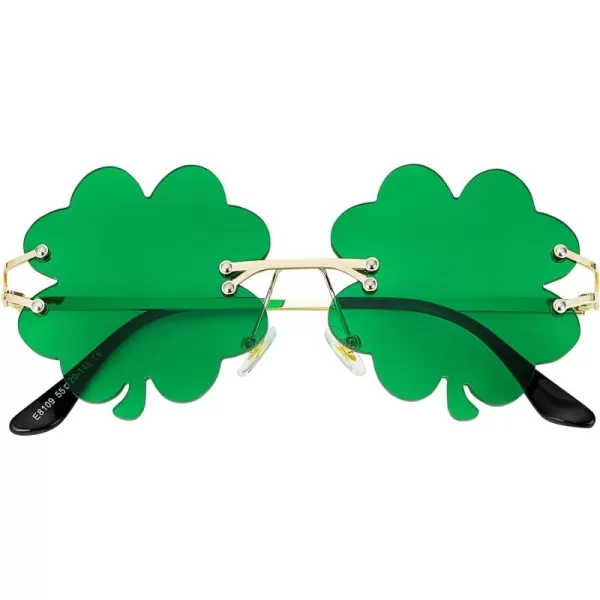 Zando Rhinestone Heart Sunglasses for Women Rimless Transparent Heart Shaped Sunglasses Colorful Heart Glasses Party