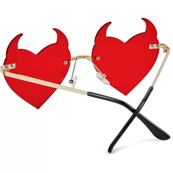Zando Rhinestone Heart Sunglasses for Women Rhinestone Heart Shaped Sunglasses Bejeweled Sunglasses Heart Glasses