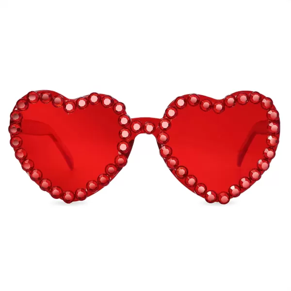 Zando Rhinestone Heart Sunglasses for Women Rhinestone Heart Shaped Sunglasses Bejeweled Sunglasses Heart Glasses