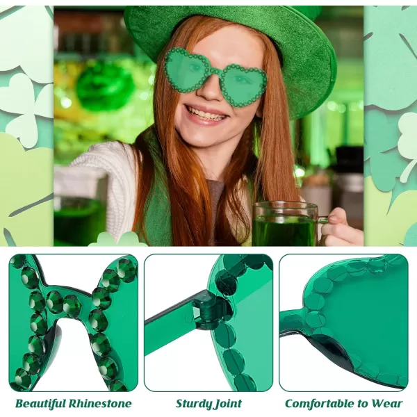 Zando Rhinestone Heart Sunglasses for Women Rhinestone Heart Shaped Sunglasses Bejeweled Sunglasses Heart Glasses