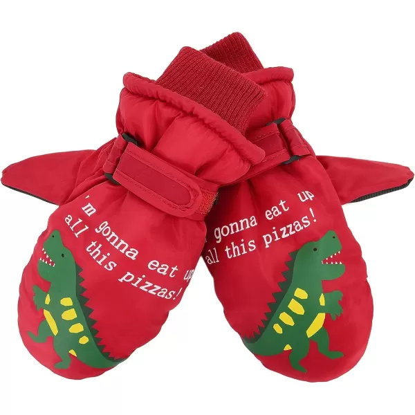 Zando Toddler Mittens Waterproof Fleece Lined Snow Mittens for Boys Girls Kids Winter Gloves Kids Warm Ski Mittens