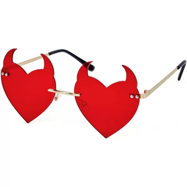 Zando Rhinestone Heart Sunglasses for Women Rhinestone Heart Shaped Sunglasses Bejeweled Sunglasses Heart Glasses