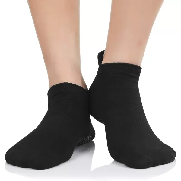 Zando Grip Pilates Socks for Women Non-slip Yoga Athletic Socks for Barre Ballet Barefoot Workout Hospital