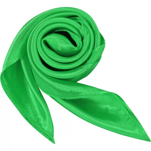 Zando Silk Feeling Scarf Square Chiffon Scarf Solid Color Bandanas Retro Scarfs for Women Neck Scarf Purse Scarf