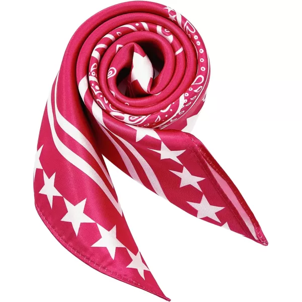Zando Silk Feeling Scarf Square Chiffon Scarf Solid Color Bandanas Retro Scarfs for Women Neck Scarf Purse Scarf