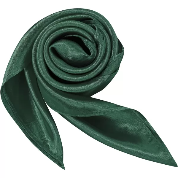 Zando Silk Feeling Scarf Square Chiffon Scarf Solid Color Bandanas Retro Scarfs for Women Neck Scarf Purse Scarf