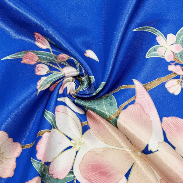 Zando Silk Feeling Scarf Square Chiffon Scarf Solid Color Bandanas Retro Scarfs for Women Neck Scarf Purse Scarf